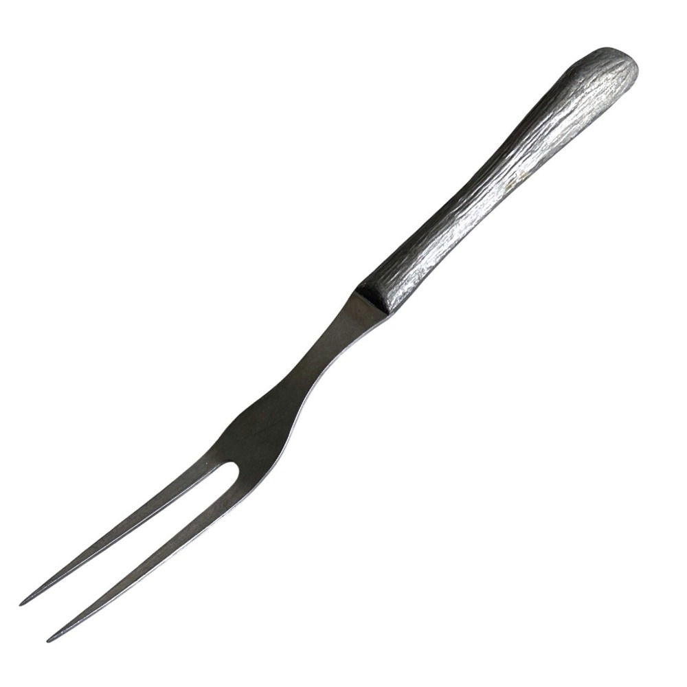 Antique Stainless Carving Fork Rustic Woodsy Cottage